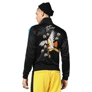 Diesel Vettym Embroidered Tekno Tokyo Full Zip Sweatshirt Size M